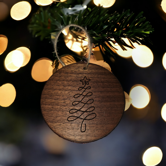 Wooden Round Ornament