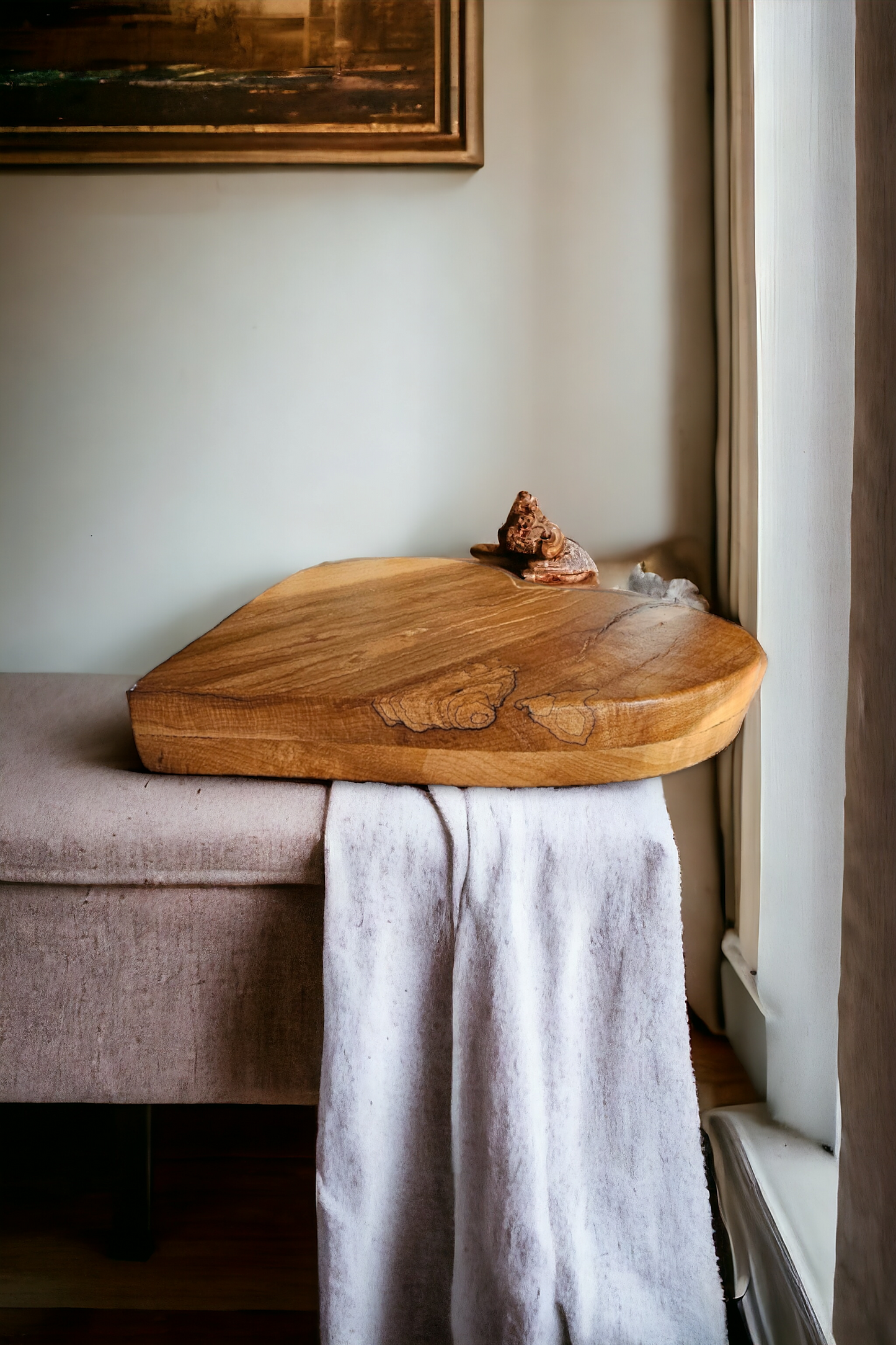 Spalted Maple Heart Tray