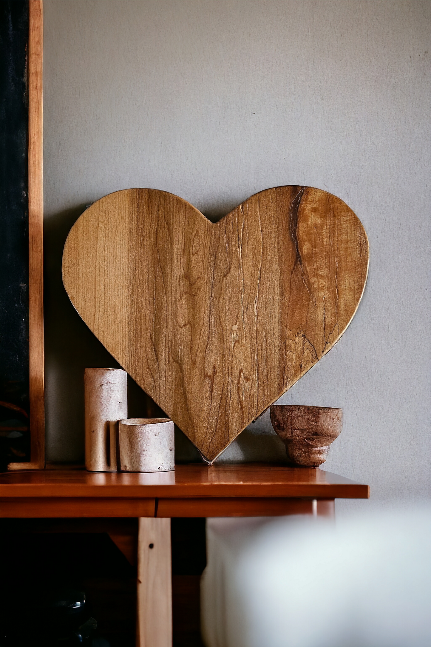 Spalted Maple Heart Tray