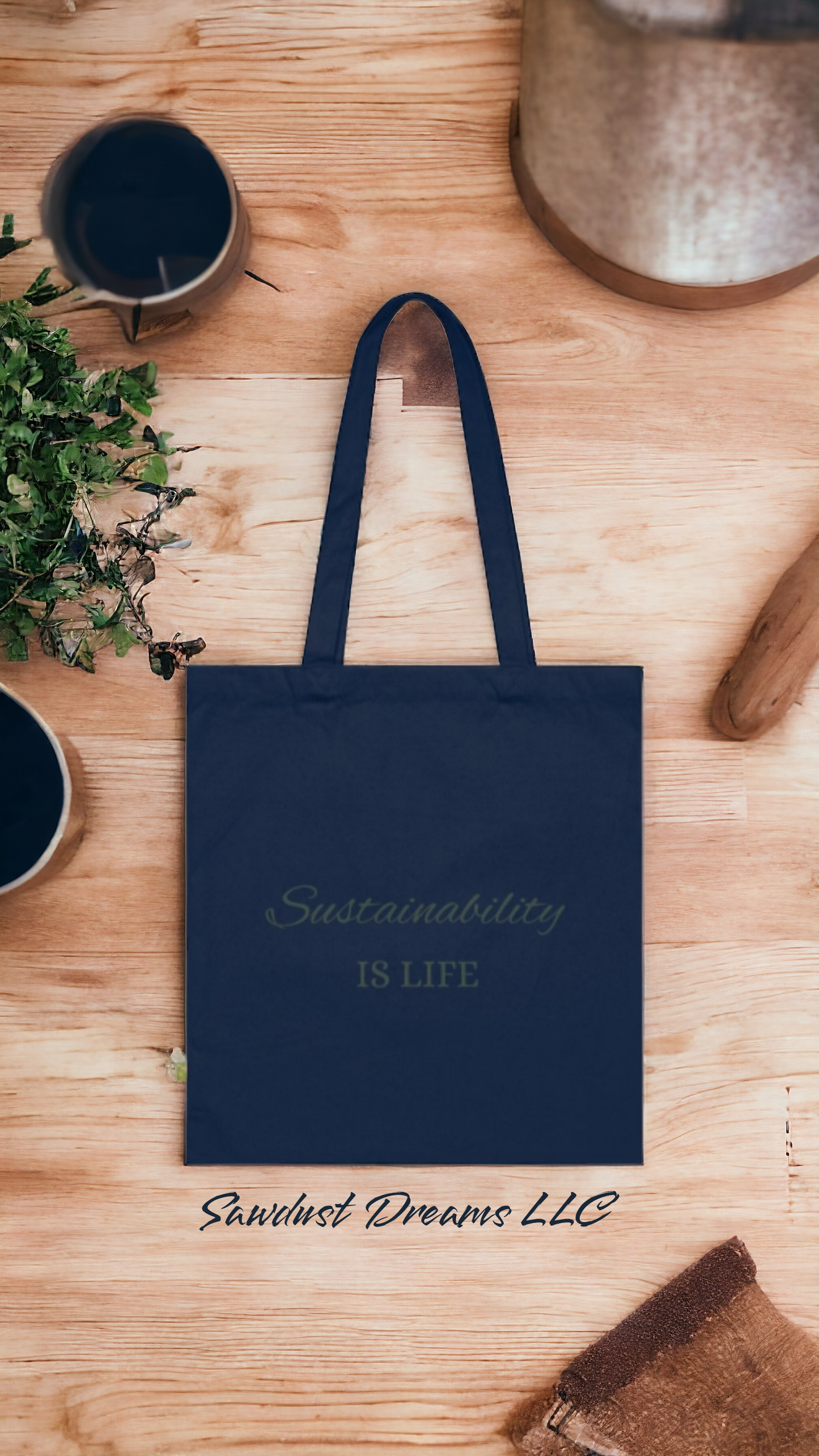 Organic Canvas Tote Bag