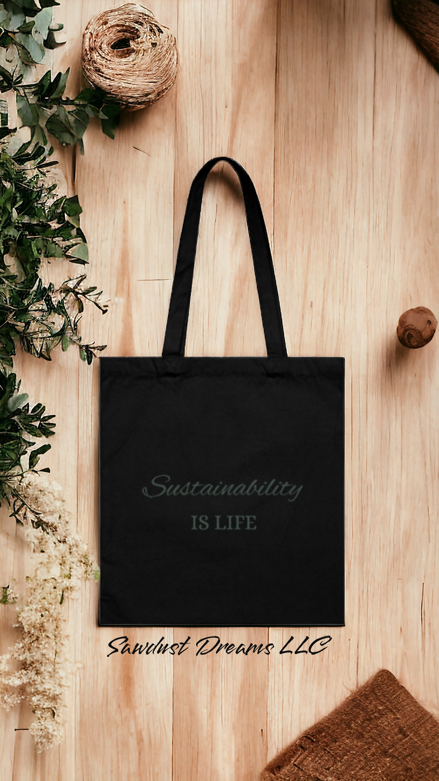 Organic Canvas Tote Bag