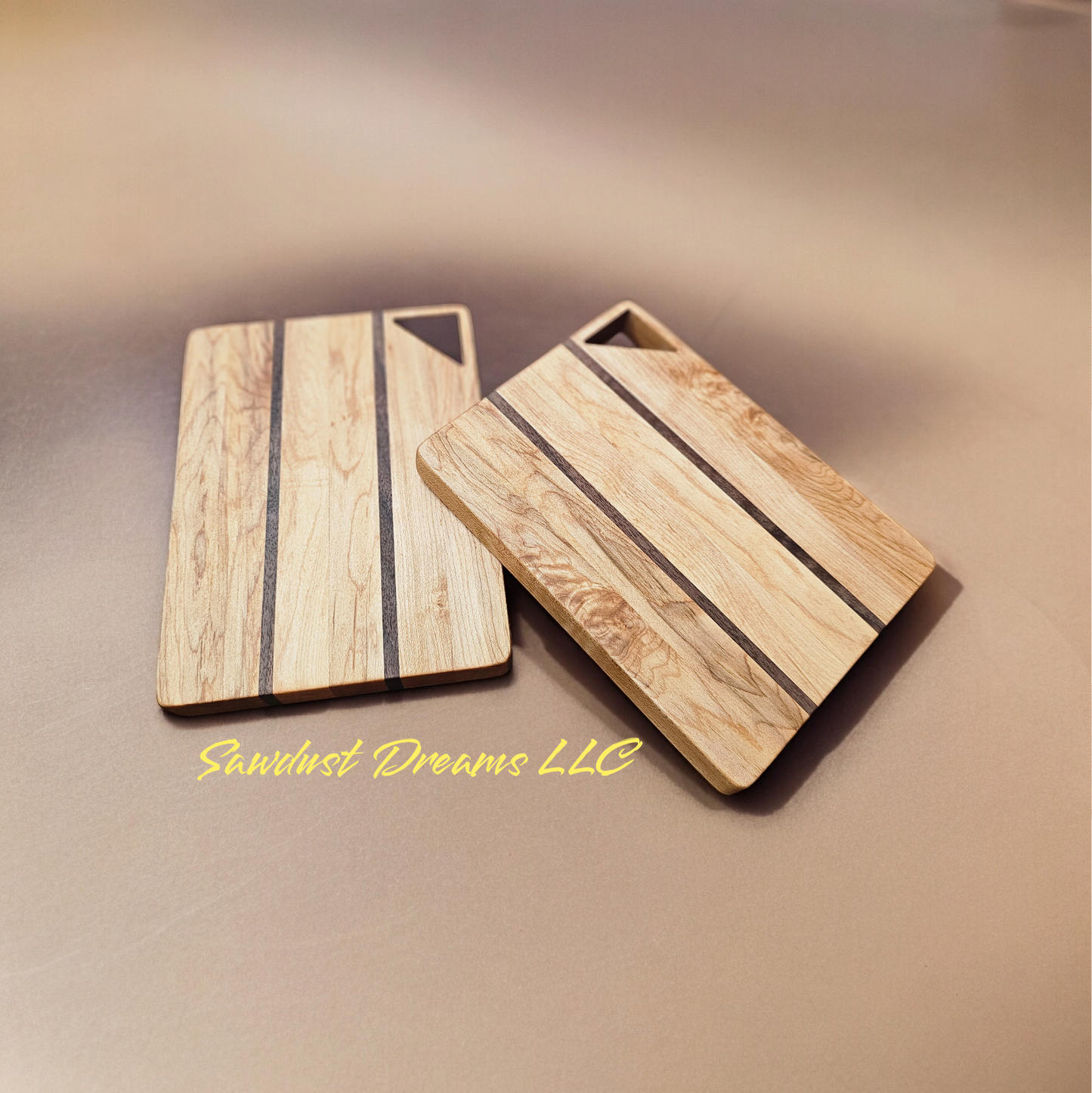 Cherry and Walnut Cutting Board