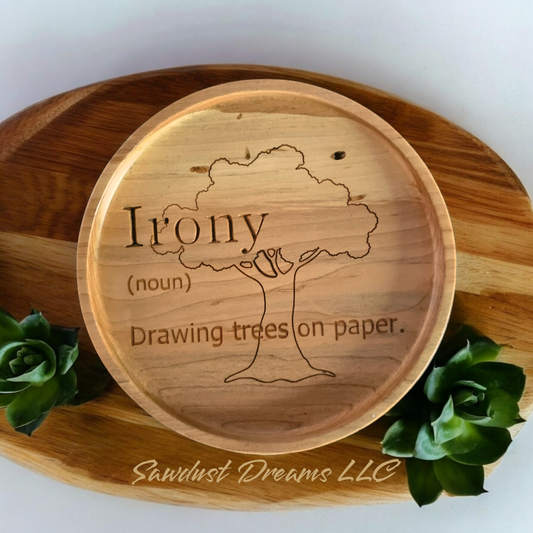 Maple Irony Tray