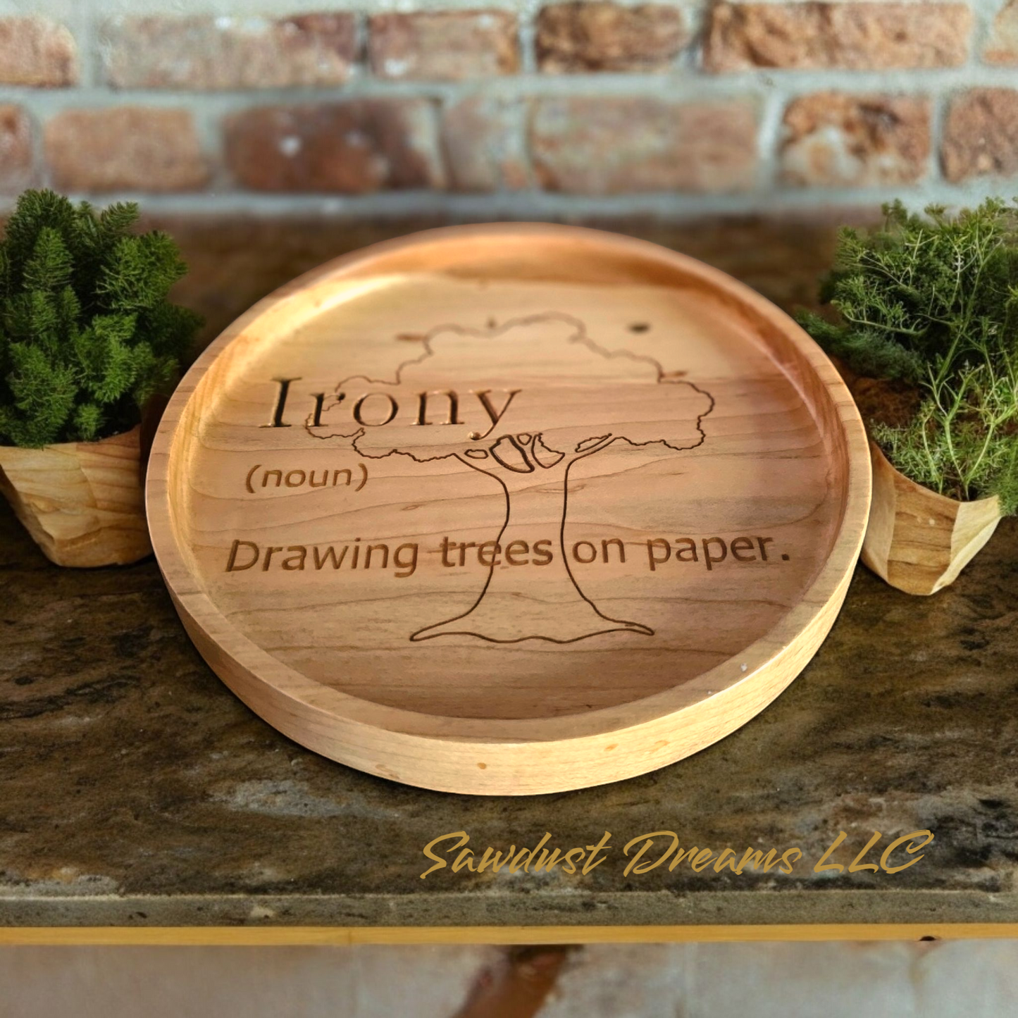 Maple Irony Tray