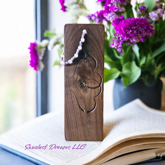 Walnut Heart Bookmark