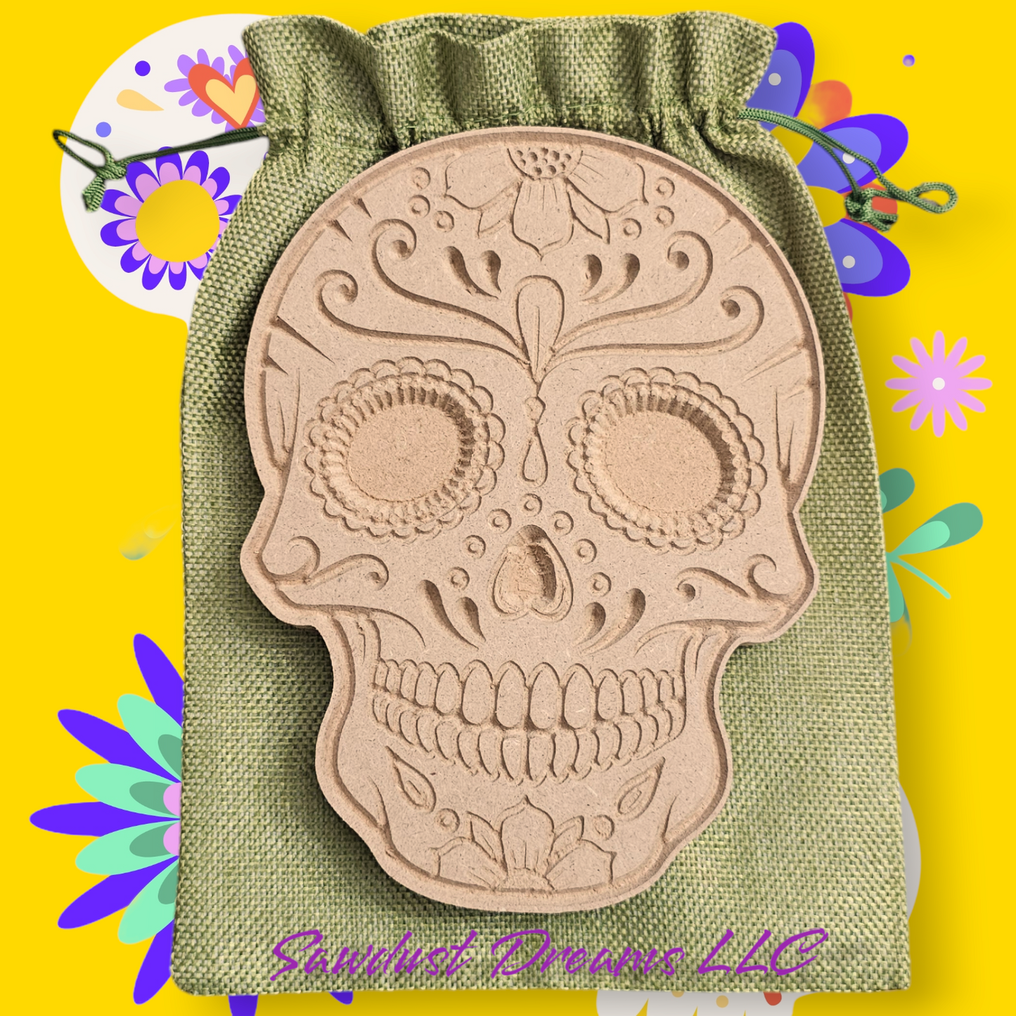 DIY Paint Your Own Day of the Dead Skull Kit