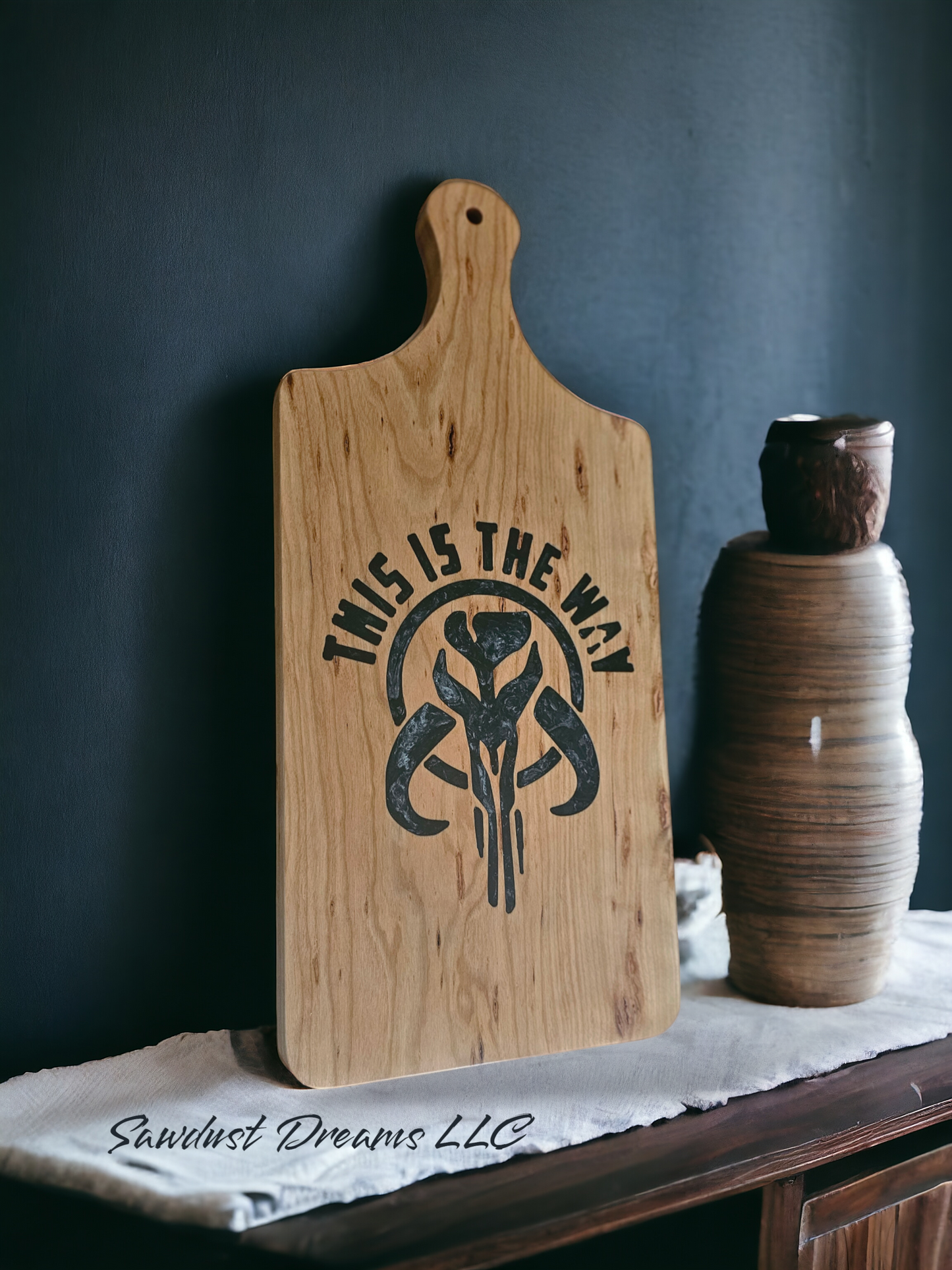 Cherry Wood Mythosaur Serving Board