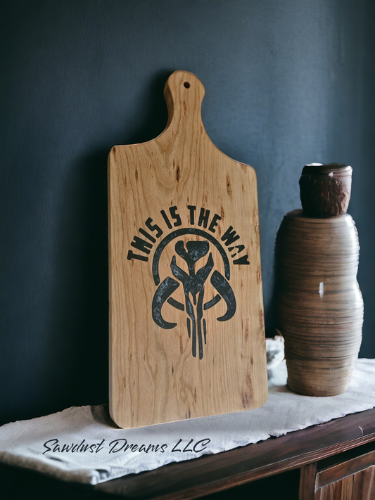 Cherry Wood Mythosaur Serving Board