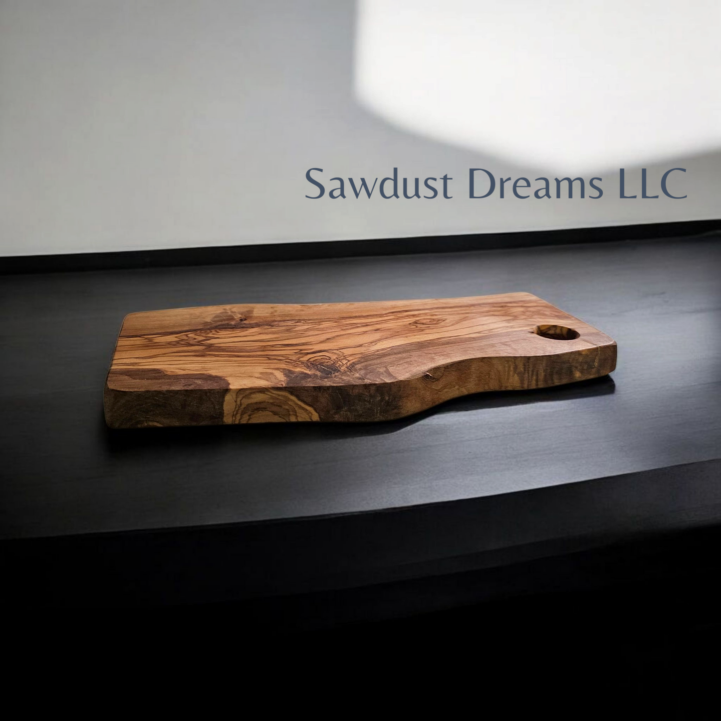 Olive Wood Live Edge Cutting Board