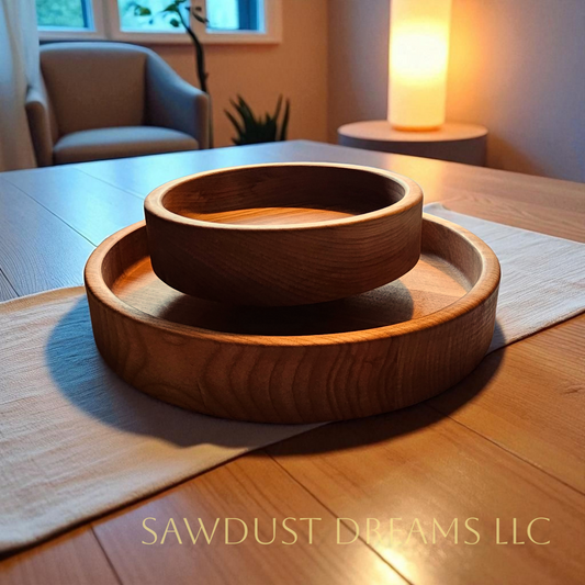 Maple Tiered Tray
